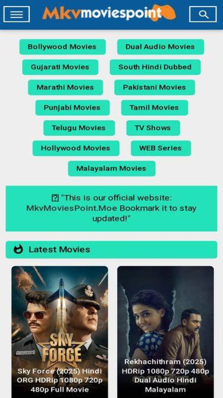 MKVMoviesPoint: The Ultimate Destination for MKV Bollywood Movies Download
