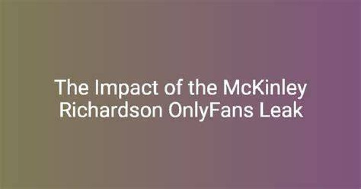 OnlyFans McKinley: Exploring the Rise, Impact, and Success Story