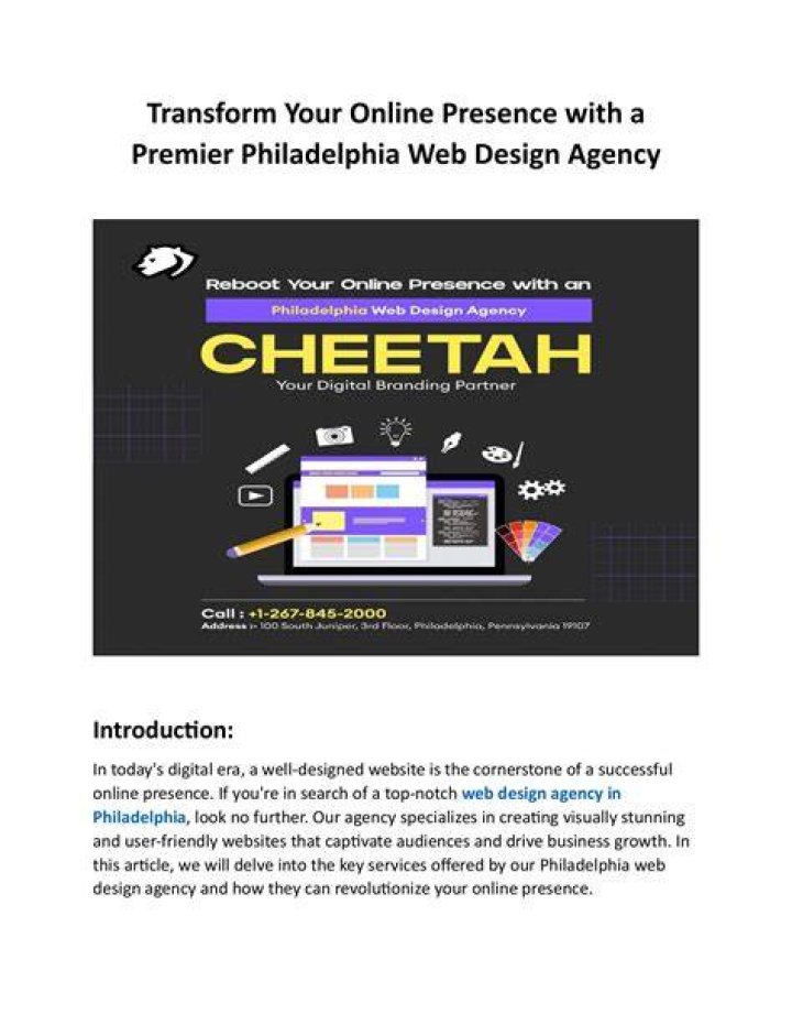 Philadelphia Web Design Services: Transforming Your Online Presence