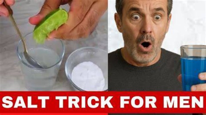 Ultimate Salt Trick for Men's Health and Wellness