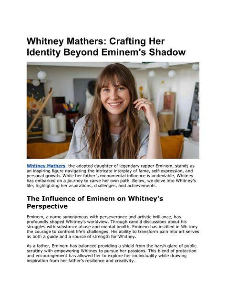 Whitney Mathers: Top Math Tutoring - Proven Results